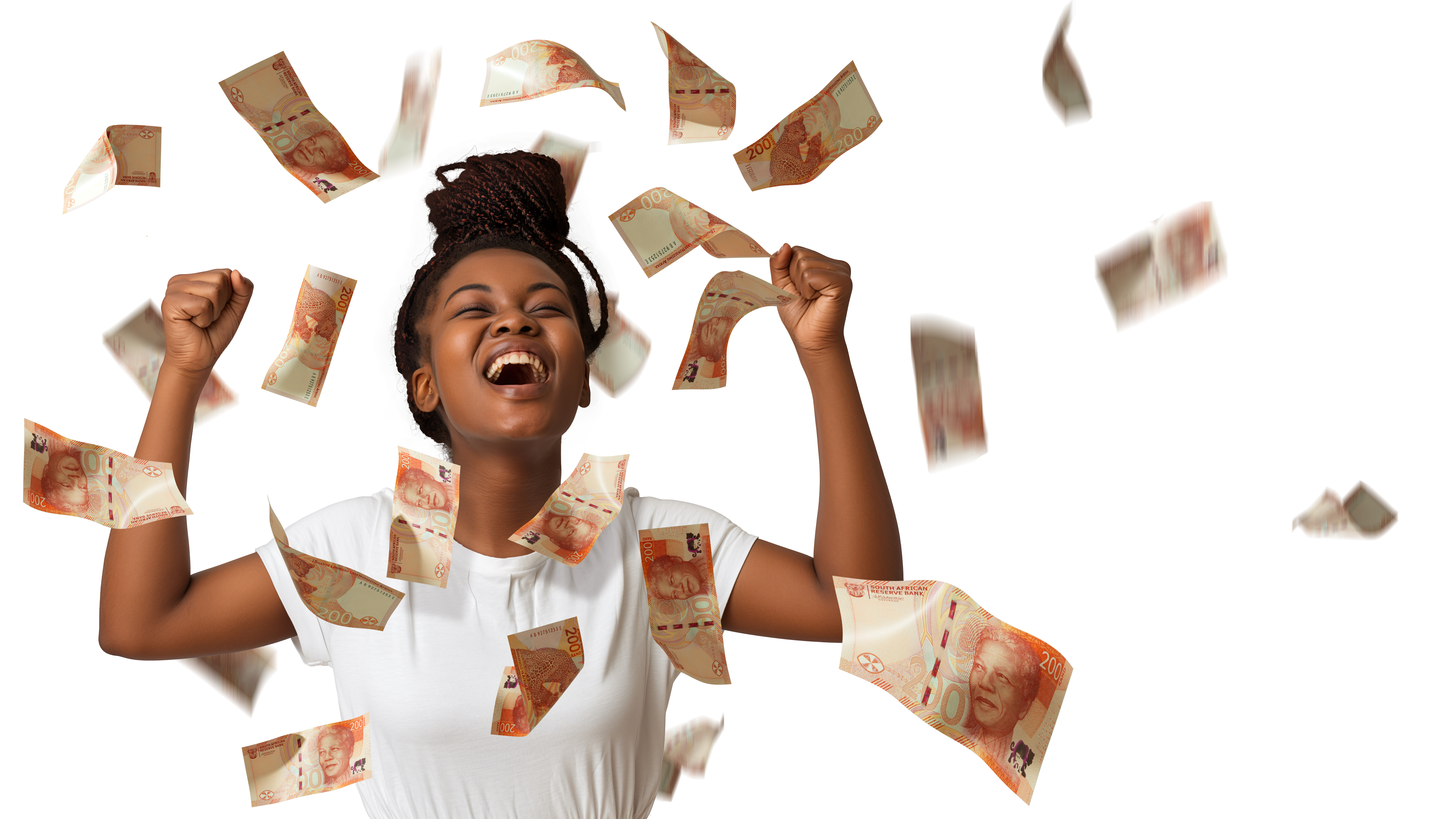 Happy family achieving financial freedom